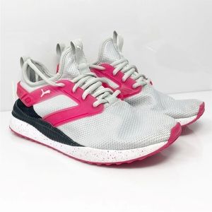 Puma Womens Pacer Next Excel 371821-03 Gray Running Shoes Sneakers Size 8.5